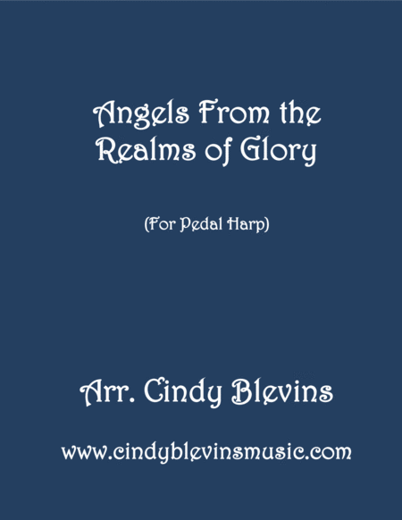 Angels From The Realms Of Glory Arranged For Pedal Harp Sheet Music