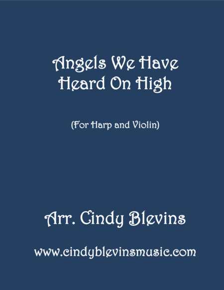 Angels We Have Heard On High Arranged For Harp And Violin Sheet Music