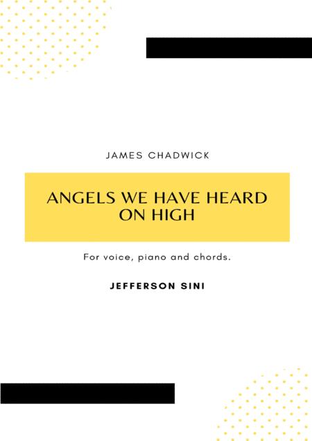 Free Sheet Music Angels We Have Heard On High For Voice Piano And Chords