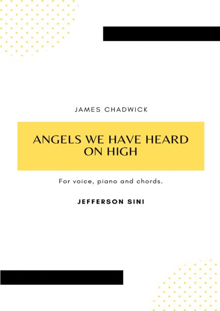 Angels We Have Heard On High For Voice Piano And Chords Sheet Music