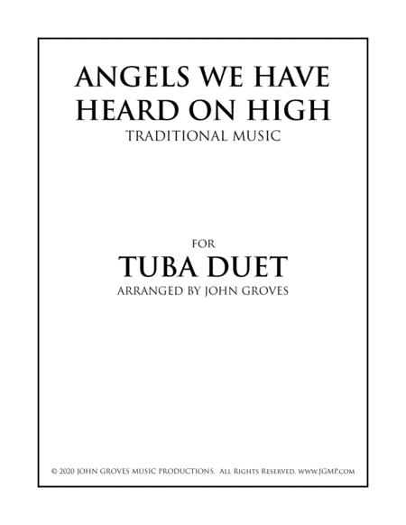 Free Sheet Music Angels We Have Heard On High Tuba Duet