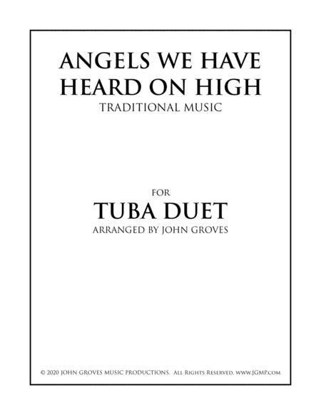 Angels We Have Heard On High Tuba Duet Sheet Music