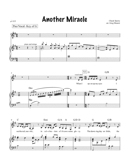 Another Miracle Sheet Music