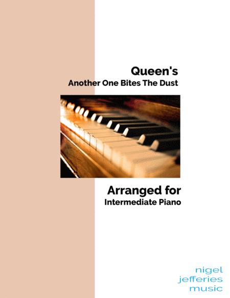 Free Sheet Music Another One Bites The Dust Arranged For Intermediate Piano