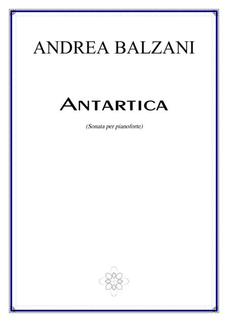 Antartica Sonata Per Pianoforte Sheet Music