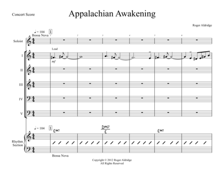 Appalachian Awakening Sheet Music