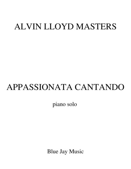 Free Sheet Music Appassionata Cantando