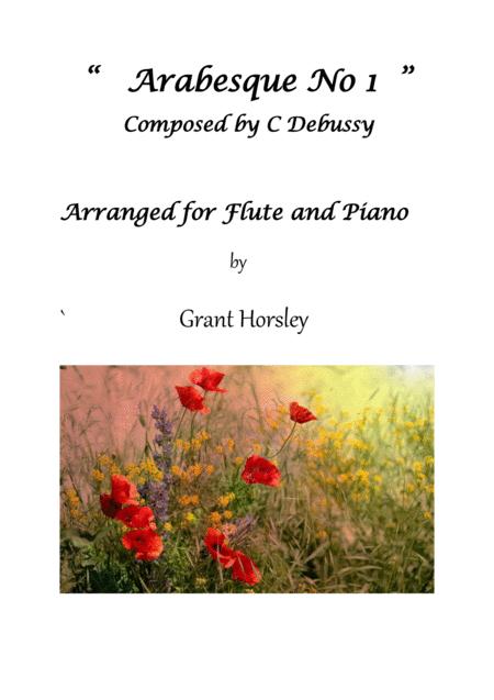 Free Sheet Music Arabesque No 1 Debussy Flute And Piano Advanced Intermediate