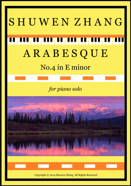 Free Sheet Music Arabesque No 4 In E Minor