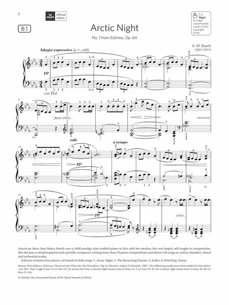 Free Sheet Music Arctic Night Grade 5 List B1 From The Abrsm Piano Syllabus 2021 2022