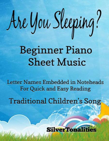 Free Sheet Music Are You Sleeping Beginner Piano Sheet Music