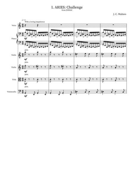 Aries Challenge Sheet Music