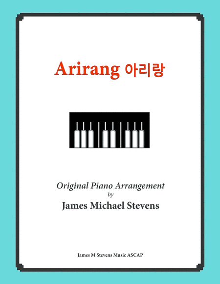 Free Sheet Music Arirang Korean Folk Song