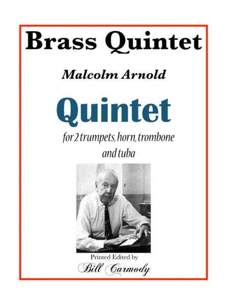 Free Sheet Music Arnold Quintet Printed Edition