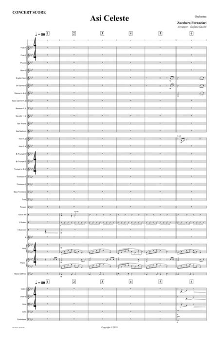 Free Sheet Music Asi Celeste