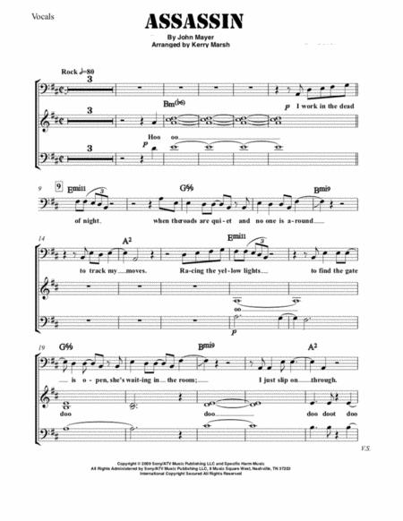 Free Sheet Music Assassin