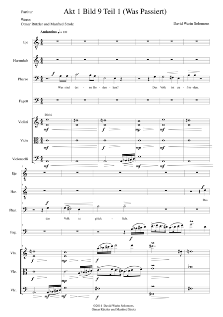 Free Sheet Music Aton Part 12 Was Passiert 2 Tenor Voices 1 Bass Voice Bassoon Strings