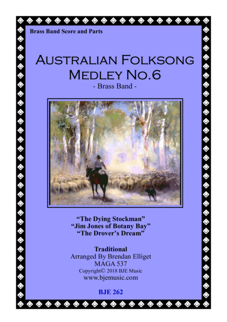 Free Sheet Music Australian Folksong Medley No 6 Brass Band