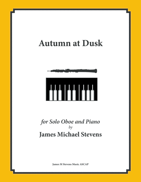 Autumn At Dusk Oboe Piano Sheet Music