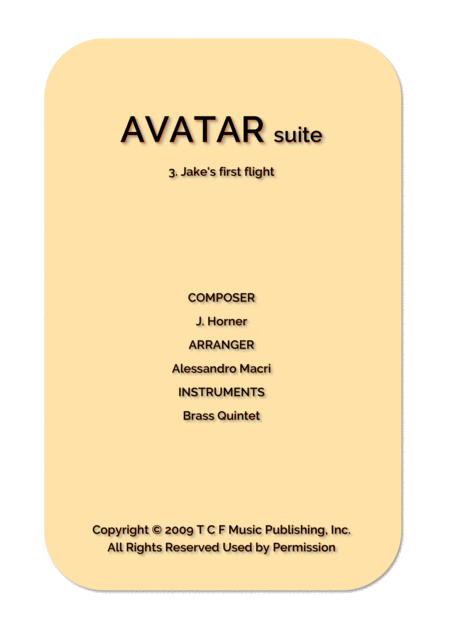 Avatar Suite 3 Jakes First Flight Sheet Music