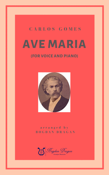 Free Sheet Music Ave Maria Carlos Gomes Voice Piano