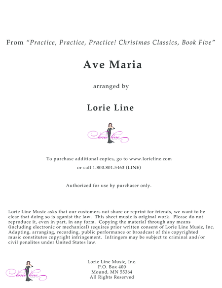 Ave Maria Easy Sheet Music