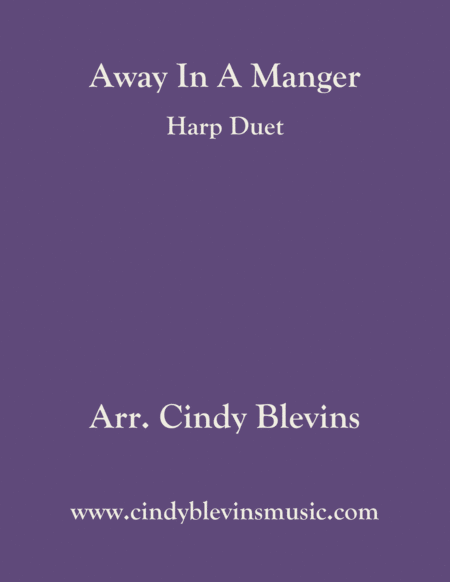 Away In A Manger Arranged For Harp Duet Sheet Music