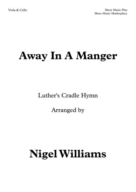 Away In A Manger Duet For Viola And Cello Sheet Music