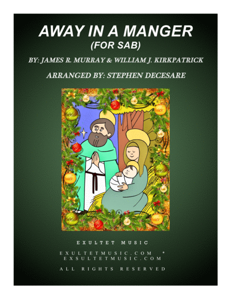 Free Sheet Music Away In A Manger For Sab