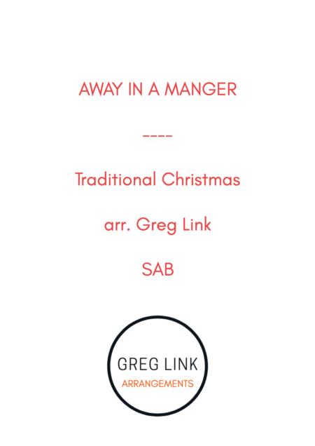 Away In A Manger Trad Christmas Sab Sheet Music