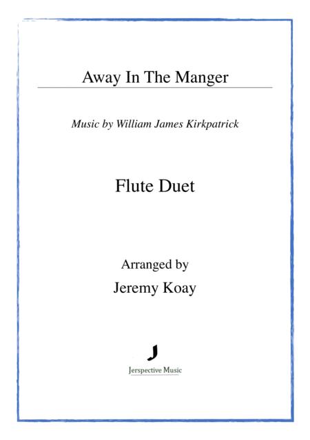 Away In The Manger Flute Duet Sheet Music