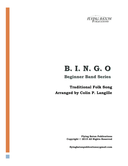 B I N G O Sheet Music