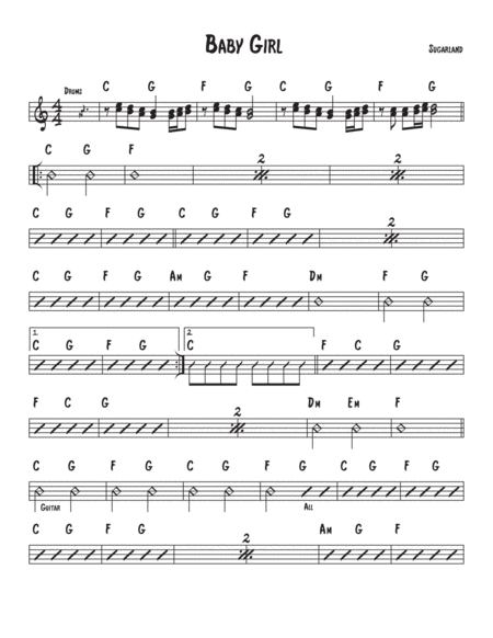 Baby Girl Sheet Music