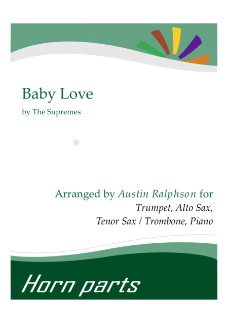 Free Sheet Music Baby Love Horn Parts And Piano