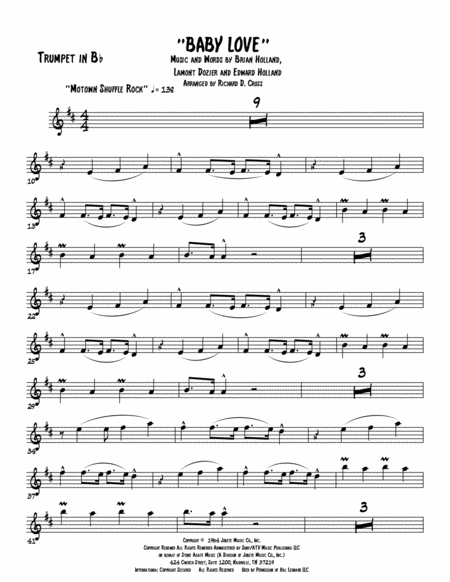 Baby Love Sheet Music