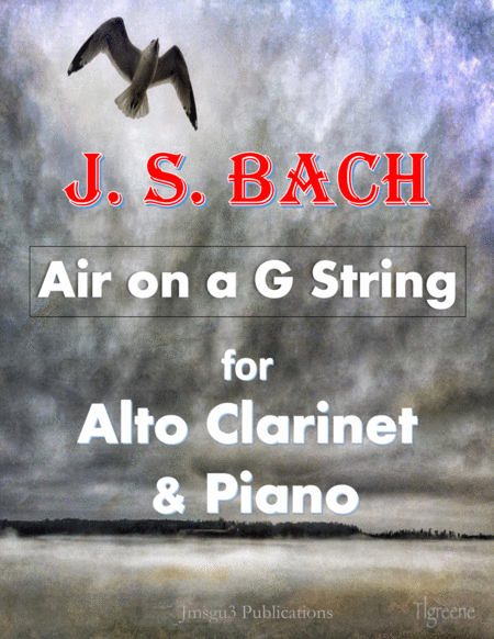 Free Sheet Music Bach Air On A G String For Alto Clarinet Piano