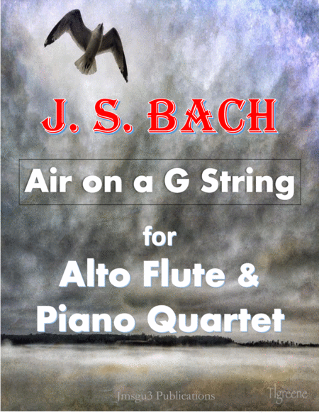 Bach Air On A G String For Alto Flute Piano Quartet Sheet Music