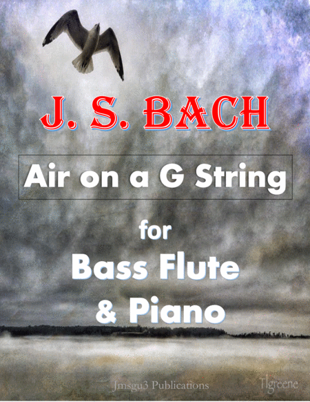 Free Sheet Music Bach Air On A G String For Bass Flute Piano