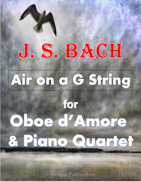 Bach Air On A G String For Oboe D Amore Piano Quartet Sheet Music