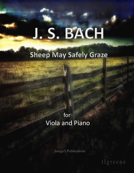 Free Sheet Music Bach Sheep May Safely Graze For Viola Piano