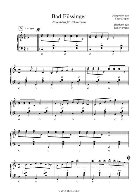 Bad Fssinger Sheet Music