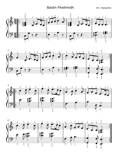 Free Sheet Music Baidin Fheilimidh