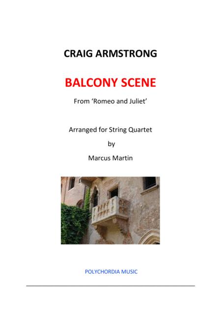 Balcony Scene From Romeo And Juliet Arranged For String Quartet Sheet Music