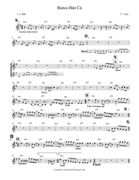 Banca Banca Sheet Music