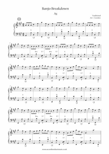 Banjo Breakdown Sheet Music