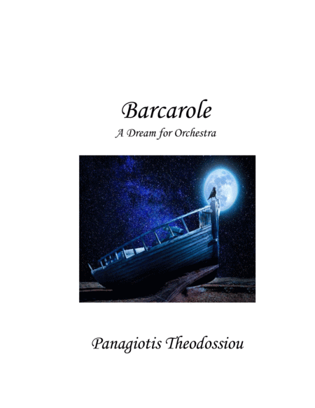 Barcarole A Dream For Orchestra Sheet Music