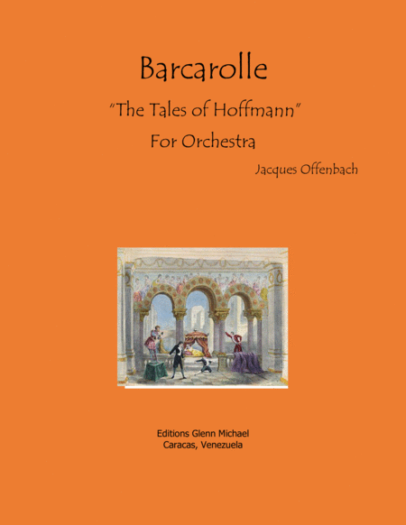 Barcarolle Tales Of Hoffman For Orchestra Sheet Music