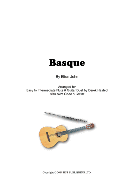 Basque Elton John For Flute Oboe Guitar Sheet Music