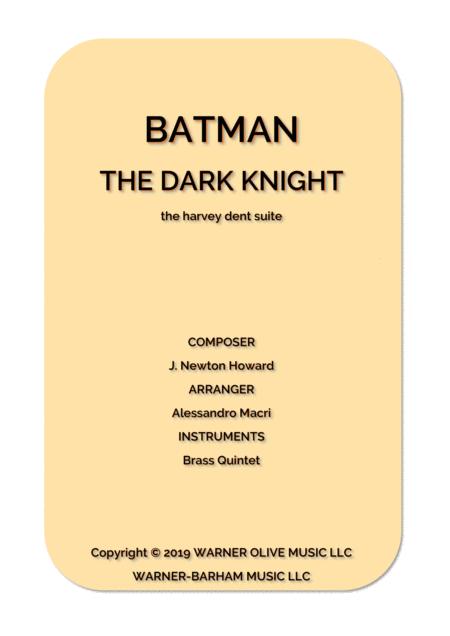 Batman The Dark Knight The Harvey Dent Suite Sheet Music
