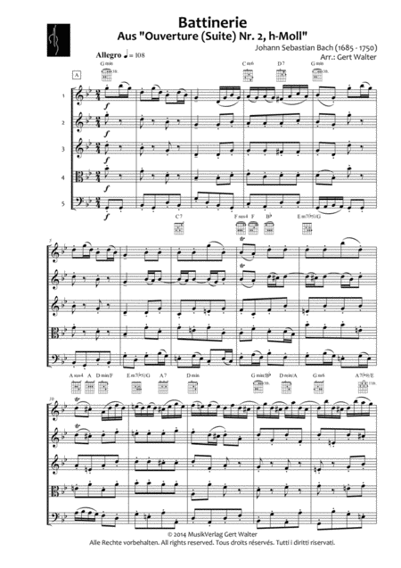 Free Sheet Music Battinerie